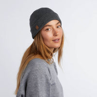 Harbor Rib Knit Fisherman Beanie - Light Heater Grey