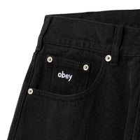 Bigwig Baggy Denim Jeans - Washed Black