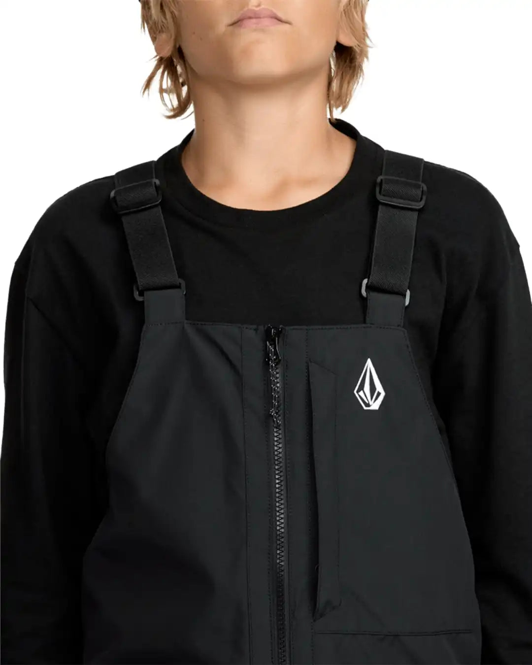Barkley Insulated Kid's Snow Bib - Black