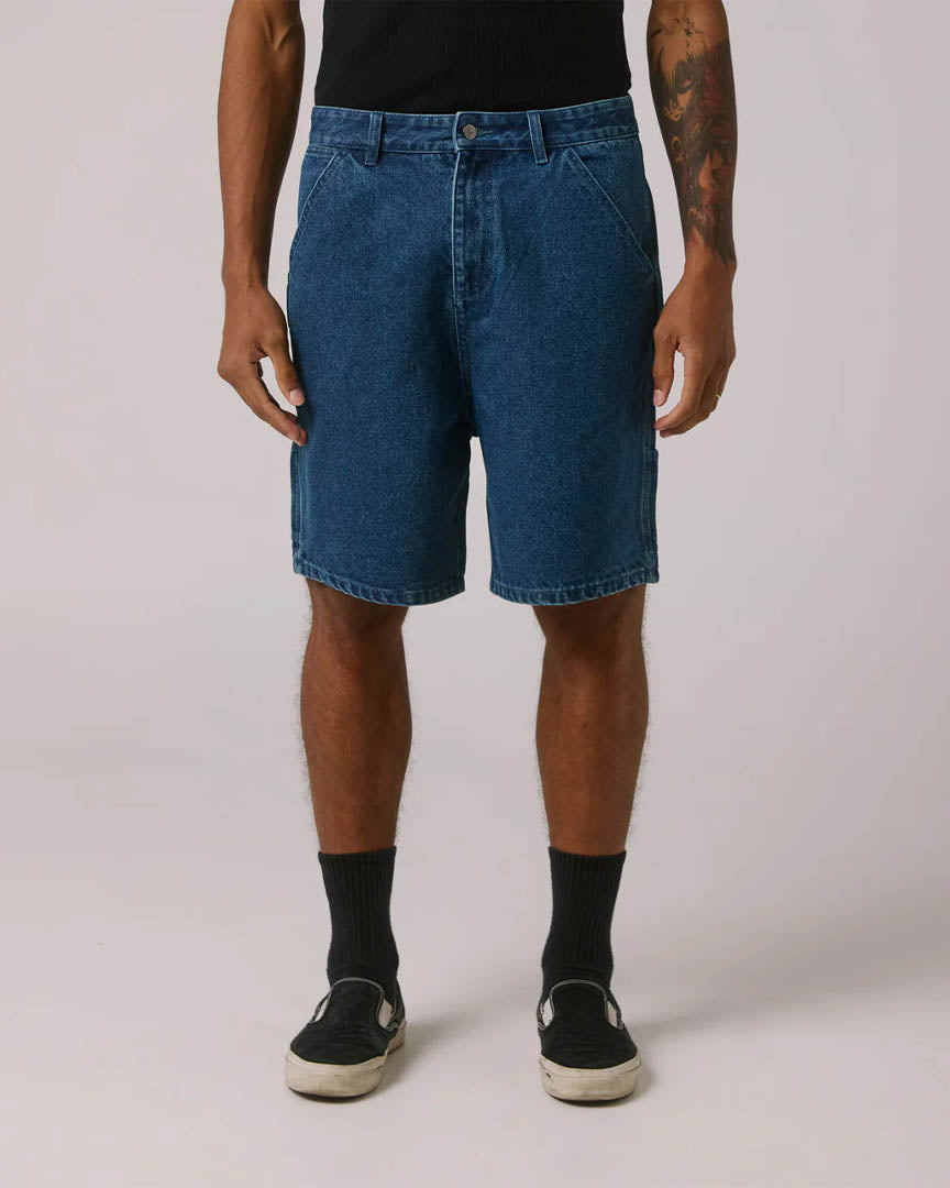 Reynold 21" Denim Shorts - Dark Blue