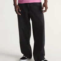 Check-5 Baggy Denim Jeans - Black