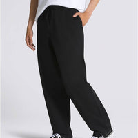 Range Baggy Tapered Elastic Waist  Pants - Black