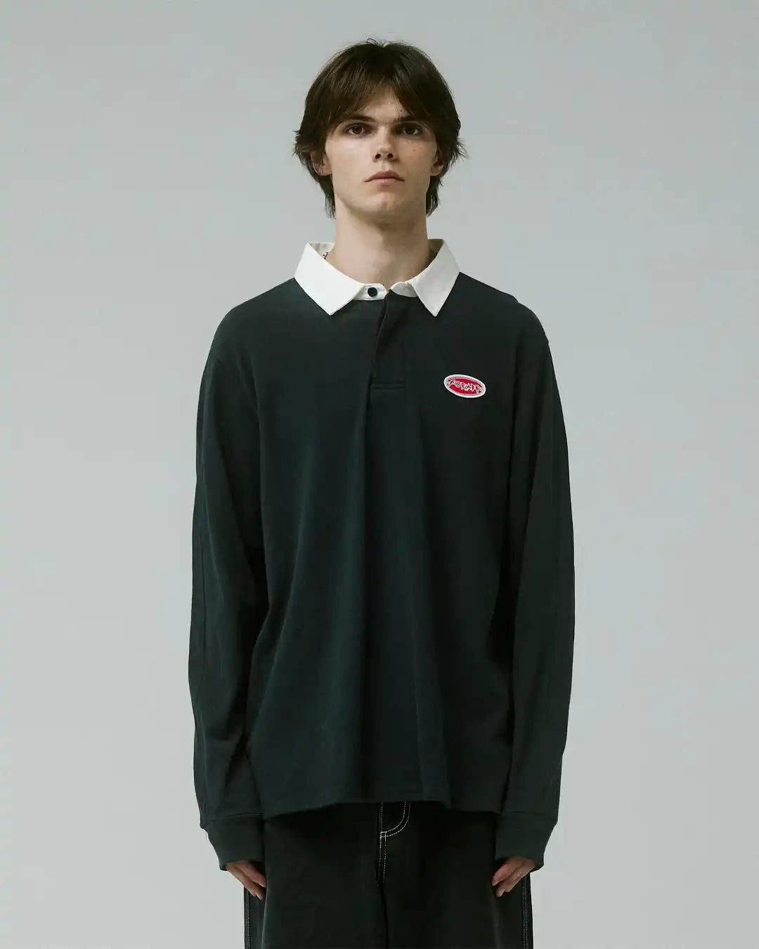 Polo Manche Longue Reynolds Flatline Rugby - Black