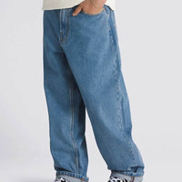 Check-5 Baggy Denim Pant Jeans - Stonewash/Blue