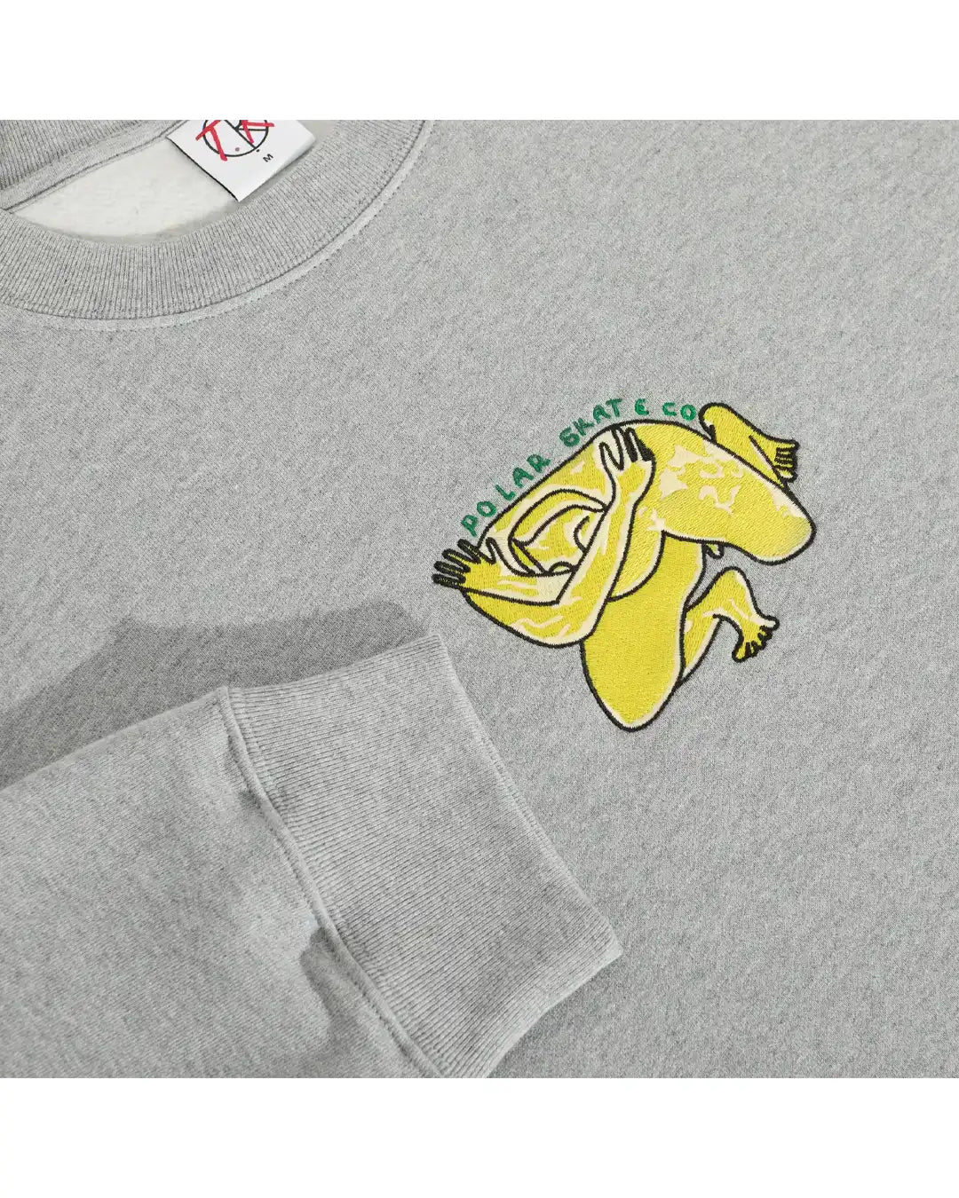 Cotton Ouaté Dave Crewneck - Shy Bow - Heather Grey