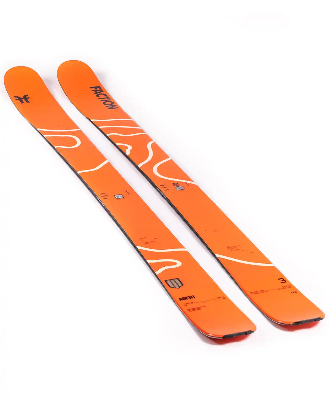 Agent 3 Skis - Orange 2026