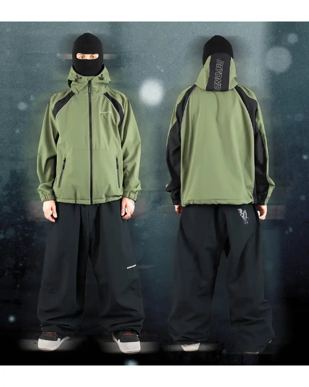 Manteau Neige Sofshell - Dark Green
