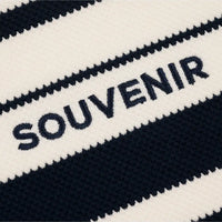 Striped Ultra Pique Sweatshirt - Marshmallow