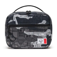 Lego Pop Quiz Lunch Box - Abstract Bricks Black
