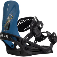 Sapling - Kids Snowboard Bindings - Black/Blue 2025