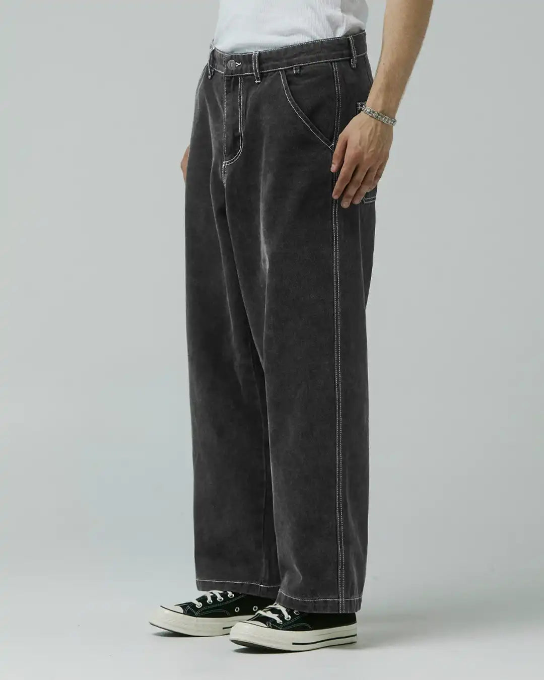 Reynolds Flatline Jeans - Washed Black