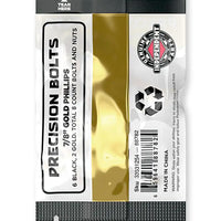 Phillips Genuine Hardware Skateboard Hardware - Black/Gold