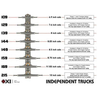 Mid Polished Skateboard Trucks