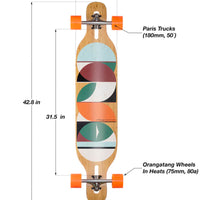 Dervish Flex2 / Paris 180 Trucks Complete Longboard