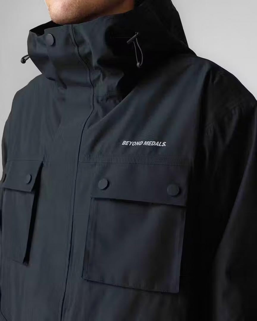 Cargo Winter Jacket - Black