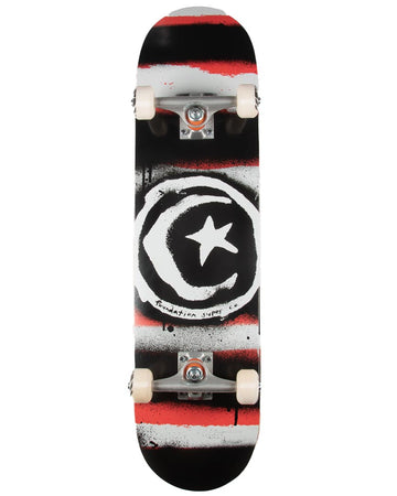 Star & Moon Complete Skateboard - Distressed