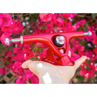 Reverse Kingpin V3 Longboard Trucks - Scralet Red