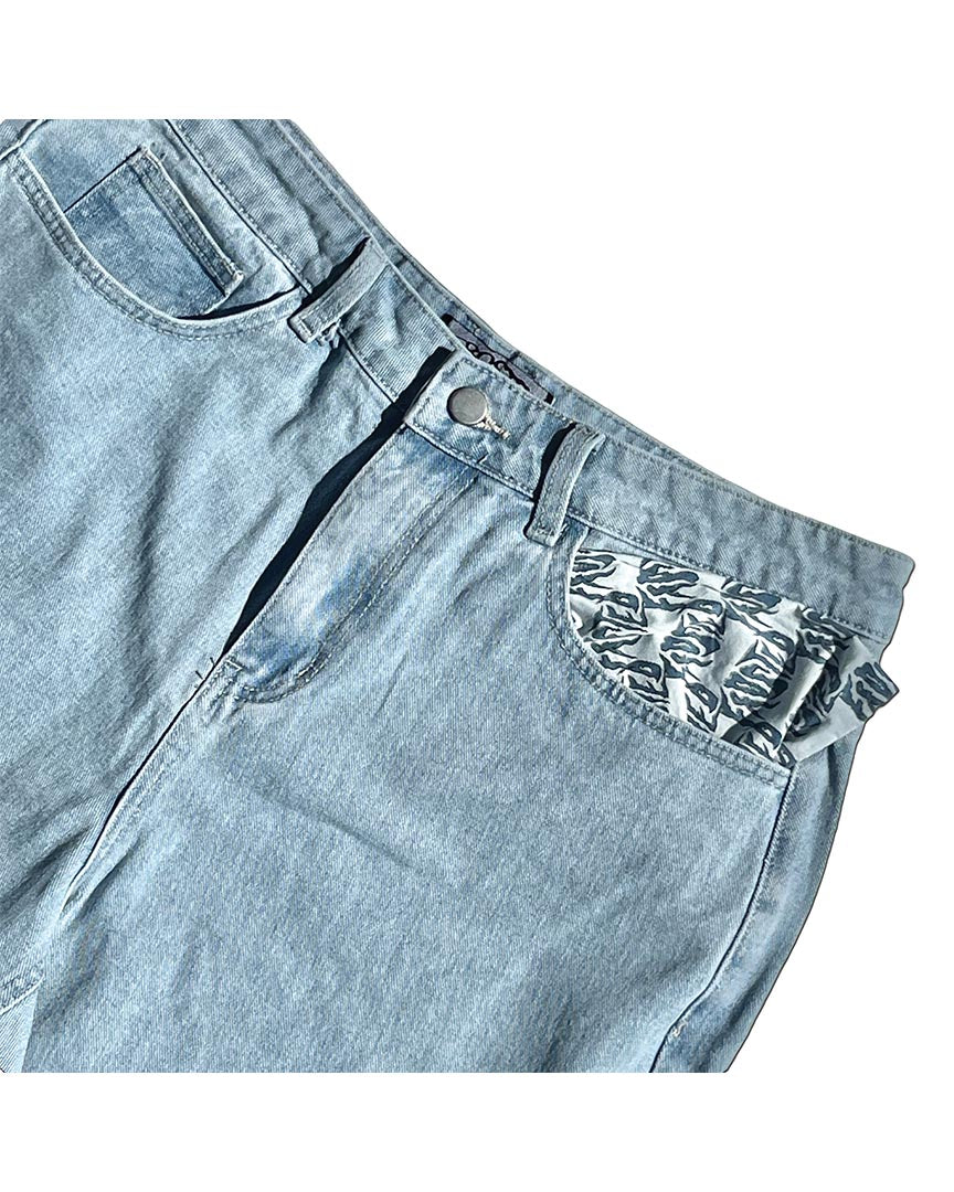 Jeans Wavy Classic Baggy - Light Blue