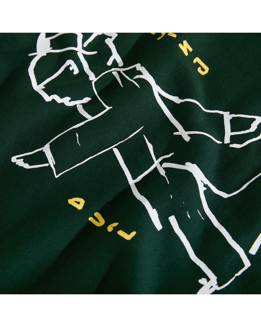 Dave Dual Living Hoodie - Dark Green