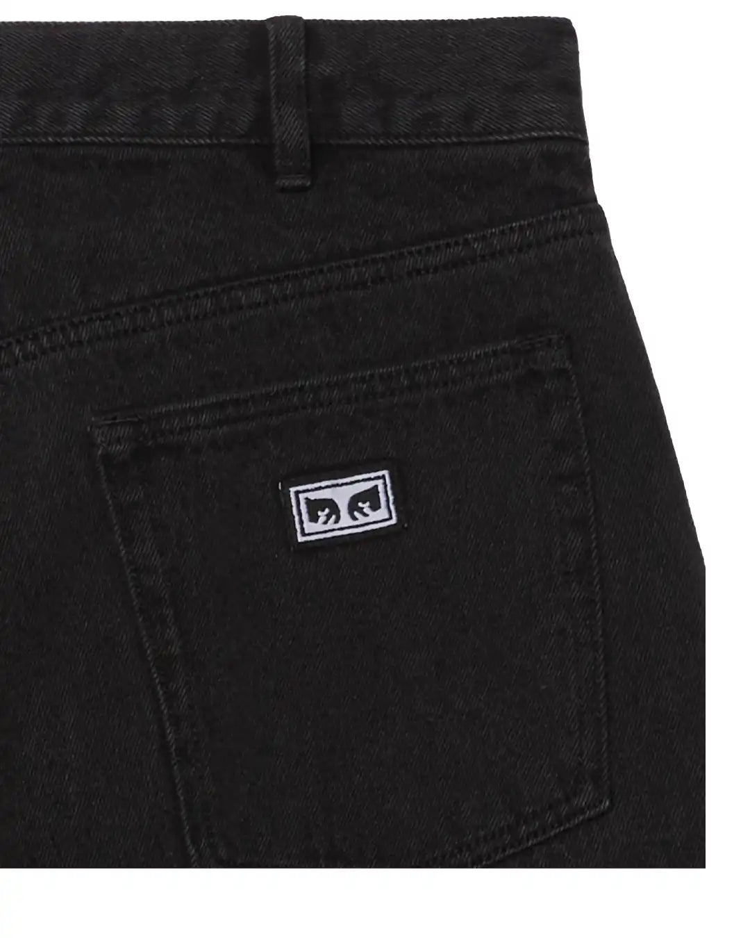 Jeans Bigwig Baggy Denim - Washed Black