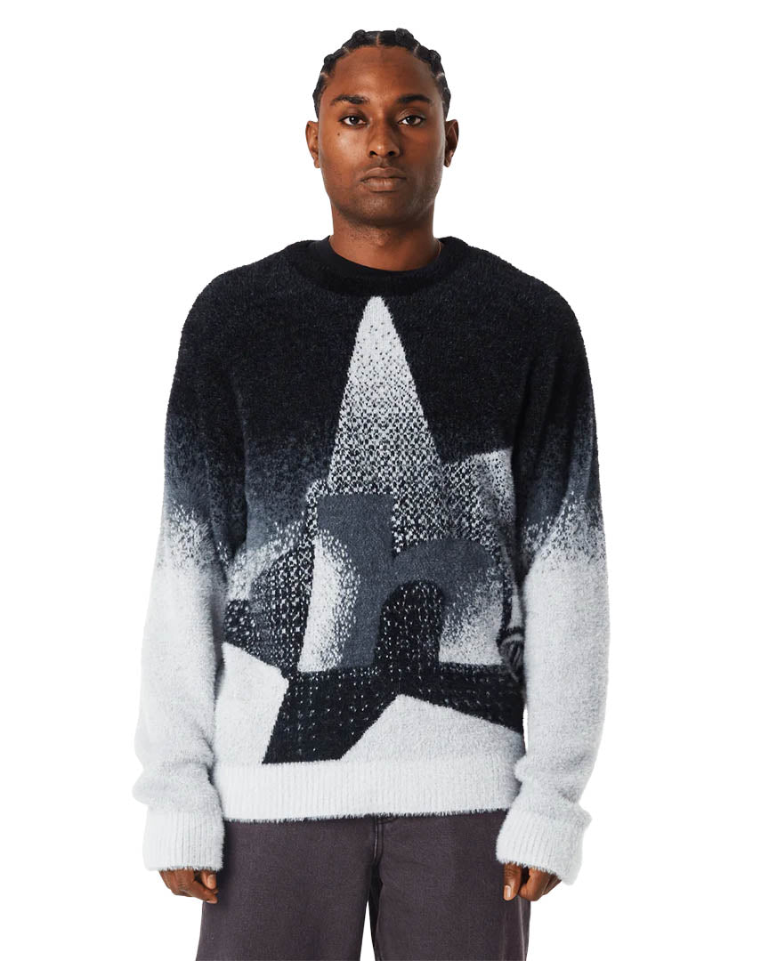 Horizon Mohair Crewneck Sweatshirt - Charcoal