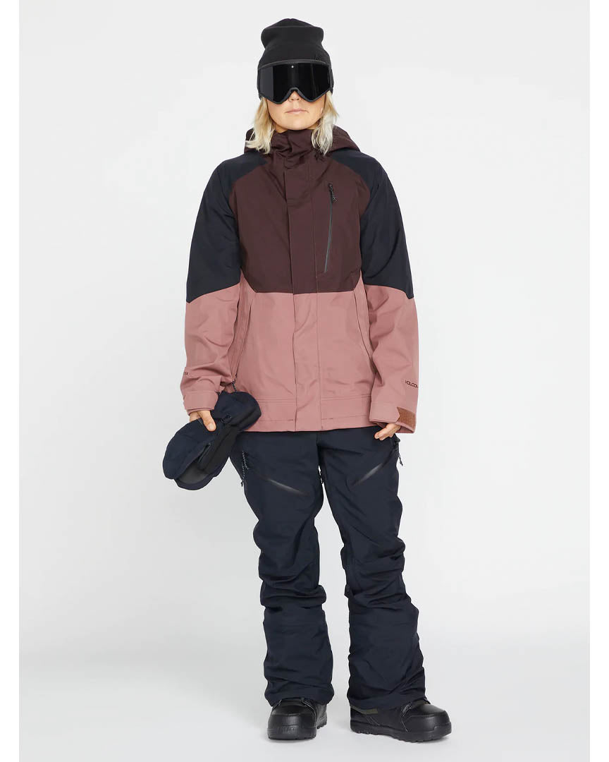 Elm Stretch Gore Bib Overall - Black