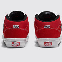 Skate Half Cab Shoes - Red/White