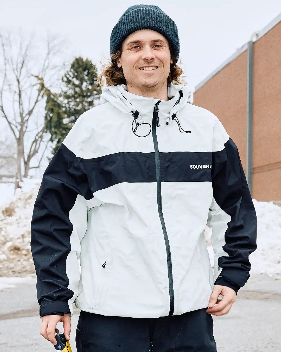 2.5 Ply Recession Winter Jacket - Marshmallow/Black