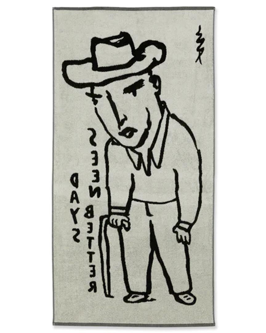 Serviette Seen Better Days - Black