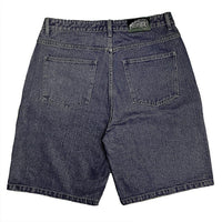 Wavy Jeans Shorts Shorts - Blue Grey