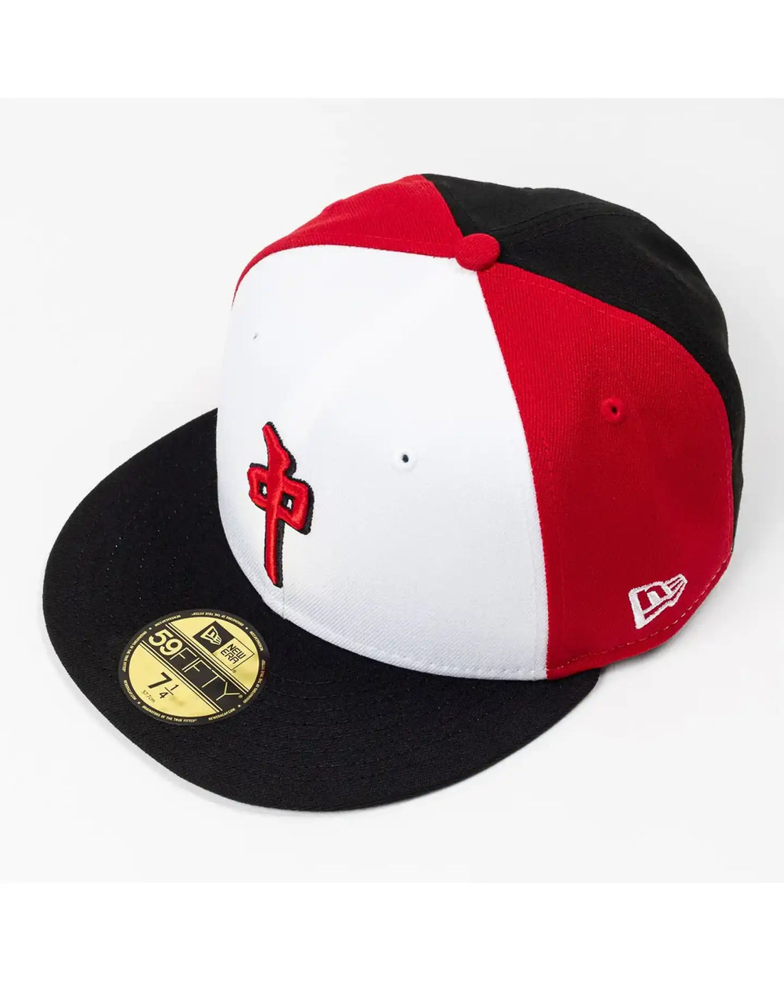 New Era Five Hat - White/Red/Black