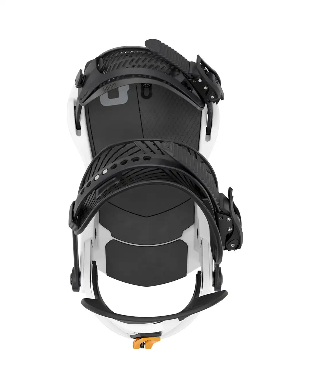 Atlas Snowboard Bindings - White/Orange 2026