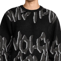Cotton Ouaté Stone Jacquard - Black