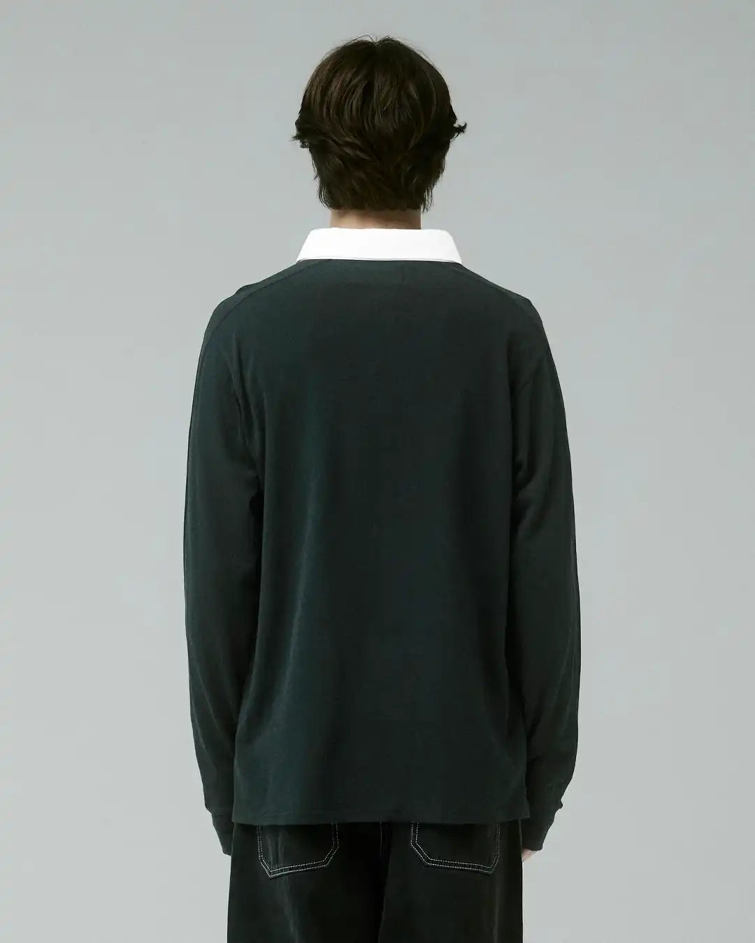 Polo Manche Longue Reynolds Flatline Rugby - Black