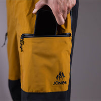 Mtn Surf Recycled Snow Bib - Smoke Gray