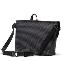 Cove Messenger Bag Grid - Black