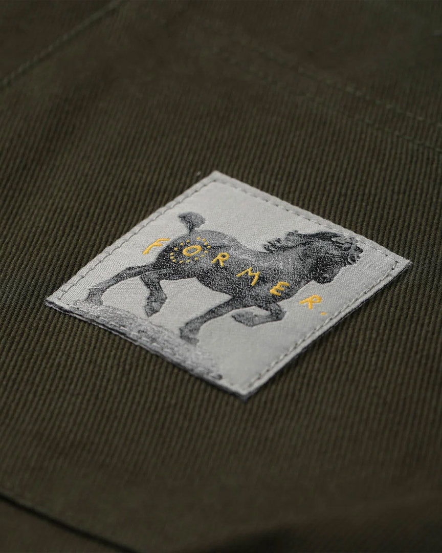 Chemise Daring Ls Overshirt - Deep Olive