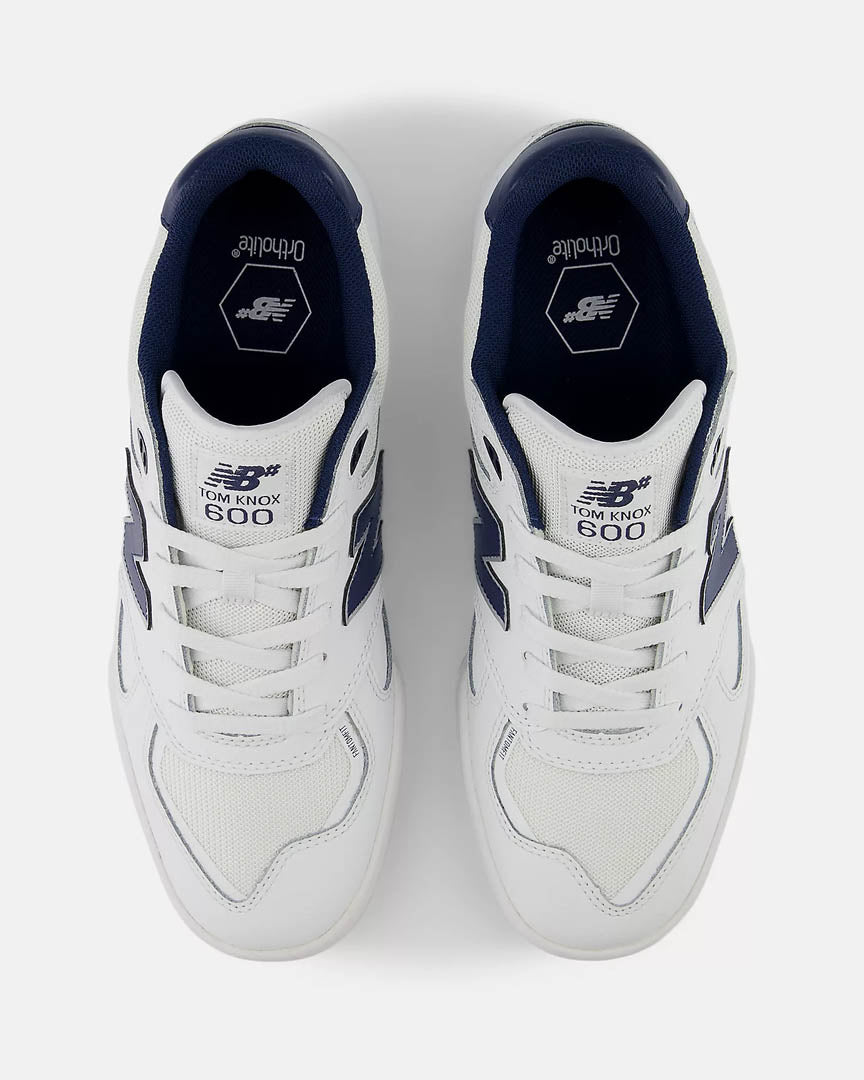 Numeric 600 Tom Knox Shoes - White with Navy