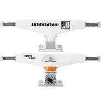 Stage11 Pro Evan Smith Skateboard Trucks - White/Silver