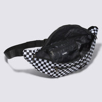 Ward Cross Body Pack Shoulder Bag - Black/White Check