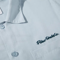 Dual Personality Bowling Shirt - Light Blue