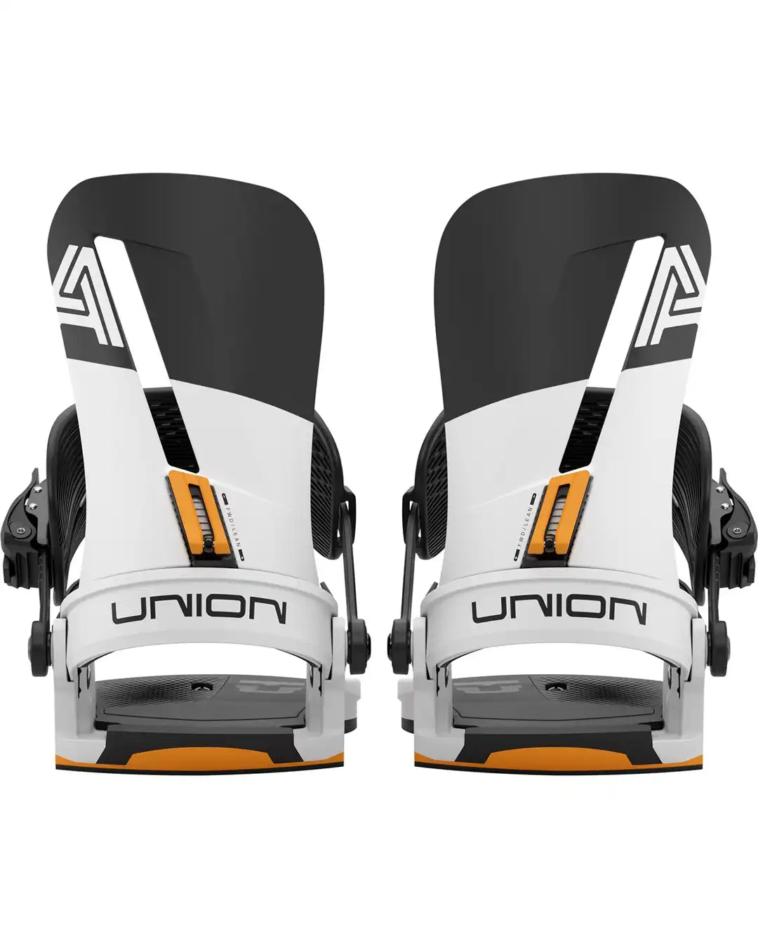Atlas Snowboard Bindings - White/Orange 2026