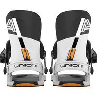 Fixation De Snowboard Atlas - White/Orange 2026