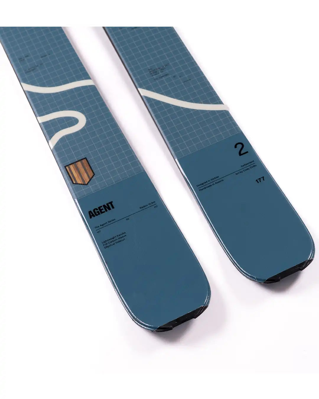Agent 2 Skis - Blue 2026