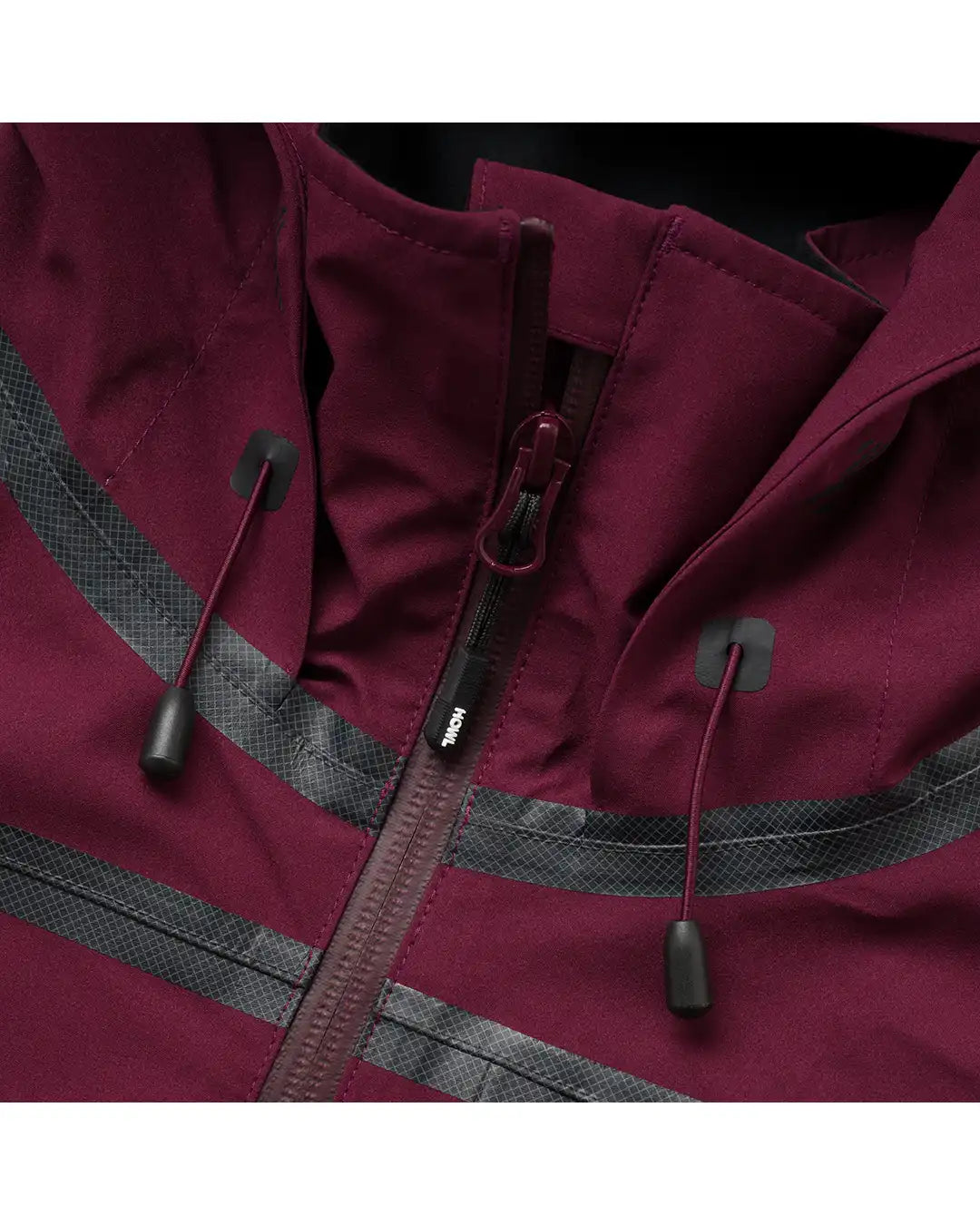 Taped Winter Jacket - Burgandy