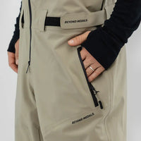 Tech 3L Snow Bib - Beige