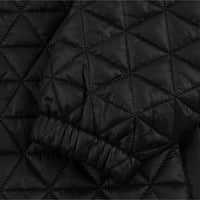Convertible Micro Puffer Winter Jacket - Black