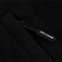 Cotton Ouaté Tech Fleece Zip Up - Black