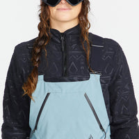 Elm Stretch Gore Bib Overall - Black