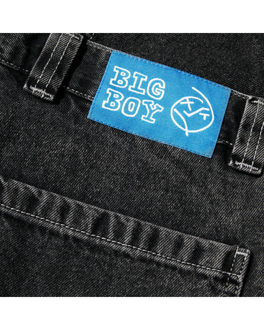 Jeans Big Boy Work Pants Knee - Silver Black